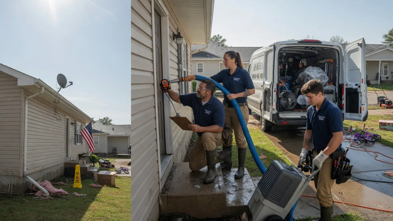 Ceiling Water Damage Restoration in Holcomb, KS near me